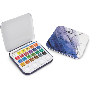 Estojo Aquarela Pastilha C/24 Daler Rowney